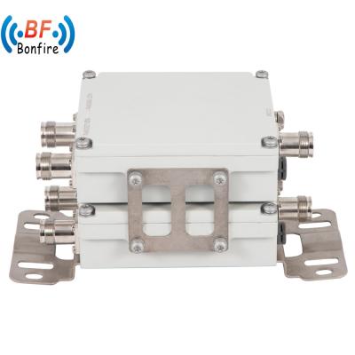 China Dual-Band Low Pim Combiner 617-2690MHz 3300-3800MHz 4.3-10-F DIN-F Red Indoor/Outdoor IP65 for sale