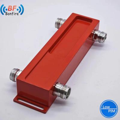 Chine 698-4000MHz 3dB couplage hybride -155dbc 2X2 RF couplage hybride combinateur pour Ibs Bts rouge à vendre