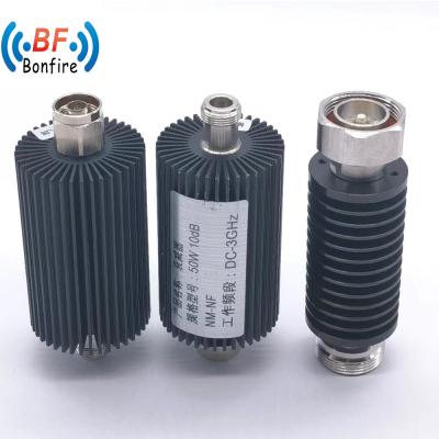 China 10W 20W 50W 100W 200W RF Low Pim Passive Coaxial Attenuator for Wireless Communication Das Ibs Public Safety for sale