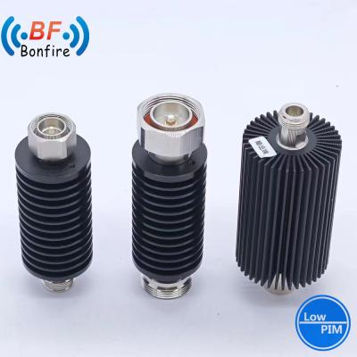 China RF Coaxial Attenuator 50W 3dB 6dB 10dB 15dB 20dB 30dB 40dB Adjustable DC-3800MHz N-M to N-F for sale