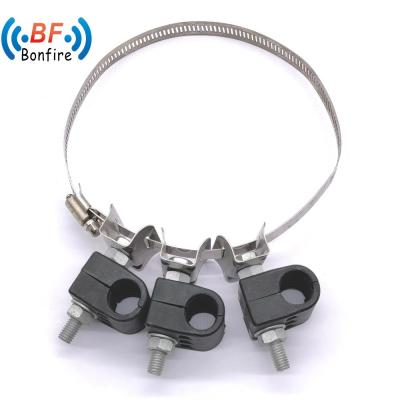 China Pakket Bruto Gewicht 0,310 kg Ringhoop Type Feeder Cable Clamps zie onderstaande gegevenstabel Te koop