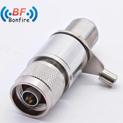 China Protector de sobretensiones de RF 3G 698-3800MHz F-F 50ohm Detenedor de rayos 4.3-10-M a 4.3-10-F en venta