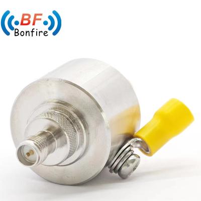 China Gris 50 ohm Tipo F macho enchufe a F mujer Jack Protector de sobretensiones coaxial arrestor 0-3GHz en venta