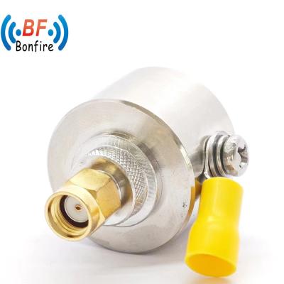 China 698-3800MHz RF Dual Female Lightning Protector F Kk TV Surge Arrester for Protection for sale