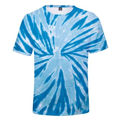 China Breathable Morden Style T Shirt Heavy Duty Polyester And Spandex Tie Around Neck Dye Women T Shirts for sale