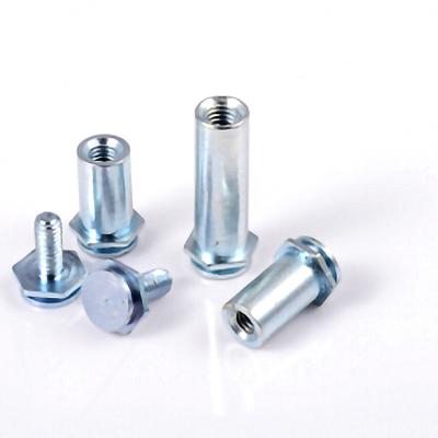 China Wholesale Industrial Equipment Factory Manufacturer Stainless Steel Round Head Customized Knurled Flat Head Rivet Nut High Quality for sale