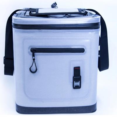 China Reusable 20L 840 TPU Outside 420D TPU Inner Welded Soft Cooler Bag for sale