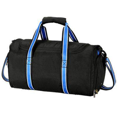 China New OEM or ODM Large 1680D Outdoor Sport Washable Black Duffel Bag With Shoe Compartment for sale