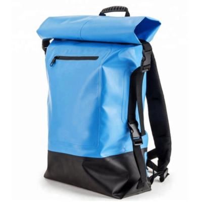 China Waterproof and Keep Dry and Wet Separate PVC Tarpaulin Office Cylinder Dry Bag UV Resistant Waterproof Backpack Strap for sale