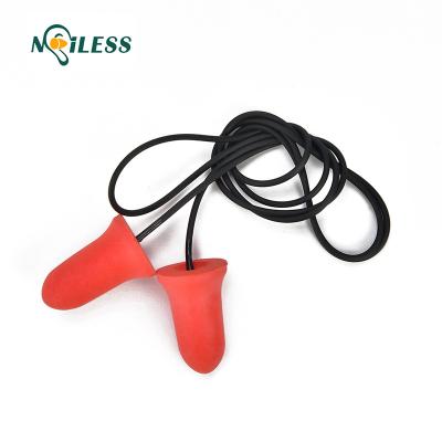 China Air Travel PU Foam Earplugs For Workers Noise Reduction Ear Plug Case for sale