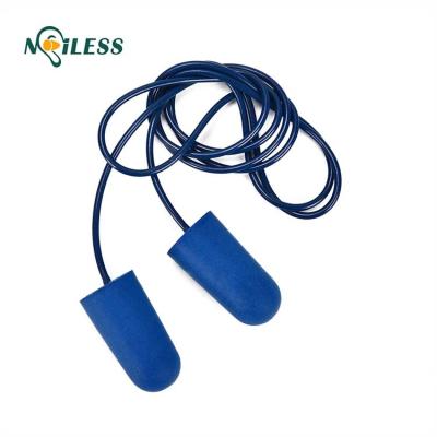 China Metal Detectable Ear Plugs For Earplug Soft Noise Reduction Food Process Factory Foam Disposable OEM Ear Plug JY-030CM for sale