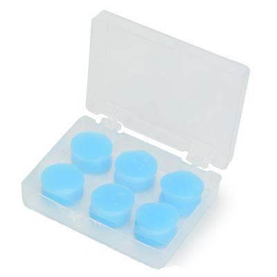 China moldable ear plugs for sleeping snoring swimming 3 pairs silicone gel with box JY-095 for sale