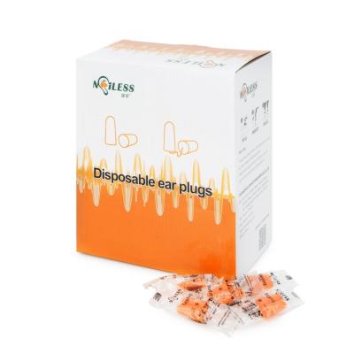 China Disposable noise reduction earplugs, reusable earplugs, silicon earplugs with OEM box for sale