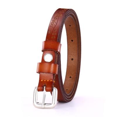 China Fashion.Casual Slim Women's Genuine Leather Belt All Match Women's Leather Strap Brief For Pants Dresses for sale