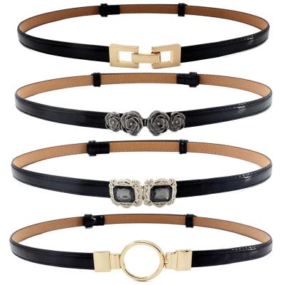 China casual 28color to choose women vintage pu leather belt for dress/blouse adjustable belt fit 23-40inch belts for women plus size for sale