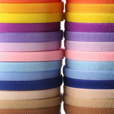 China Viable In Stock Many Colors 2CM High Quality Durable 100% Nylon Silicone Velcro Hook And Loop for sale