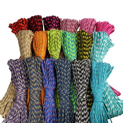 China Outdoor camping military regulations seven core color parachute cord [31meters 7 seven core parachute cord] 550 elastic sports for sale