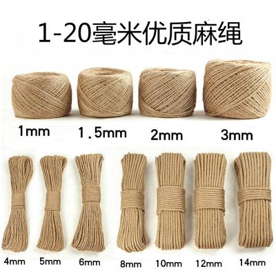 China Manual Packing Shop Decoration Manila DIY Personalized Vase Hemp Rope Ceiling Lamp for sale