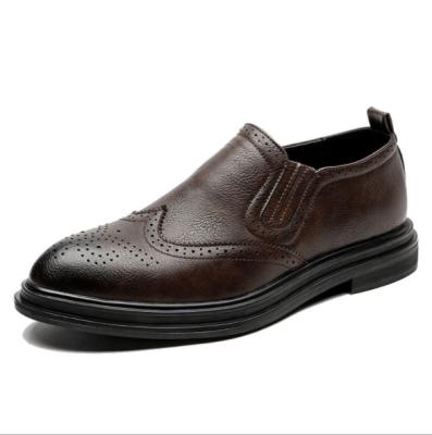 China OEM Breathable Casual Men On Business Shoes PU Leather Shoes for sale