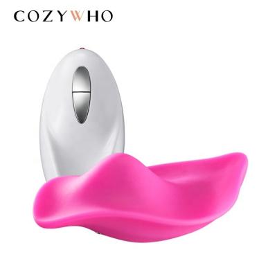 China COZYWHO Invisible Clitoral Wearable Wireless Remote Control Clitoral Stimulate Wearable Panty Vibrating Women for sale