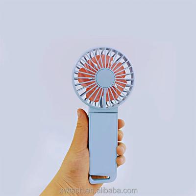 China Newest Customizable USB Mini Portable Fan Convenient Model Rechargeable Low Voltage Handy Folding Drinking Fan for sale