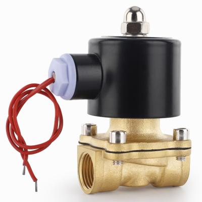 China 2W 1/2in AC110V General Water Gas Normally Closed Brass Solenoid Valve | 220V/DC24V | 12V for sale