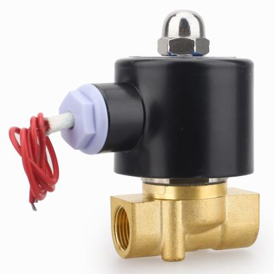 China 2W 3/8in AC110V General Water Gas Normally Closed Brass Solenoid Valve | 220V/DC24V | 12V for sale