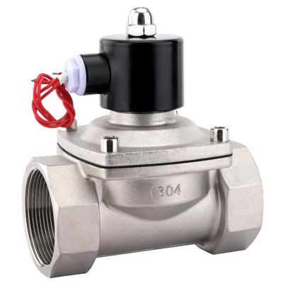 China General Stainless Steel 2WB Water Normally Closed Solenoid Valve 2 1 2in AC110V | 220V/DC24V | 12V for sale