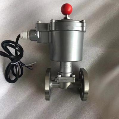 China ZCRB General Flange Stainless Steel and Natural Gas Explosion Proof Normally Open Gas Emergency Shutoff Solenoid Valve for sale