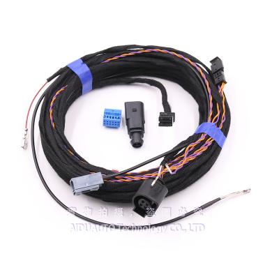 China Parking Line For VW Golf 7 Passat B8 T-ROC Arteon Rear View Camera Reversing Dynamic Trajectory Badge Highline Emblem Camera Trace Cables for sale