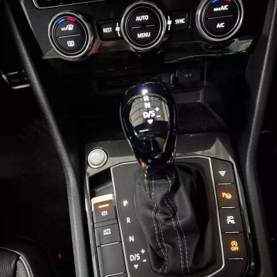 China New China-chic FOR VW Golf 7 MK7.5 Passat B8 Tiguan MK2 Arteon LED Display Electronic Gear Stick AU STYLE Shift Knob Cover DSG Black for sale