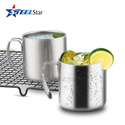 China Durable Wholesale 304 Stainless Steel High Grade Good Quality Stack Rocker Outdoor Cup For Camping Travel for sale