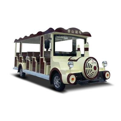 China Other electric guided trackless train with 14 seats for children amusement park for sale