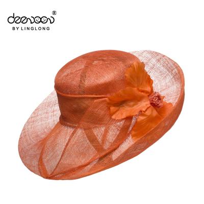 China Wholesale Women Straw Hat Lady Sinamay Church Character Hat For Sale for sale