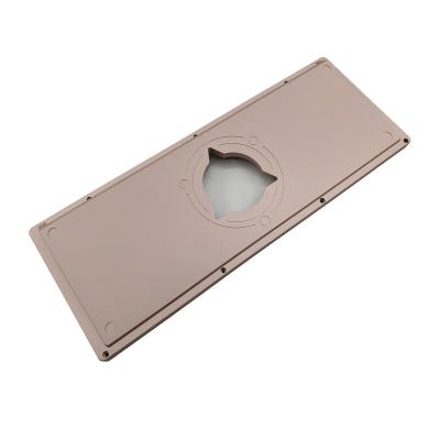 China OEM 104 Aluminum Anode Plate CNC Aluminum Gaming Keyboard Mechanical Positioning Plate for sale