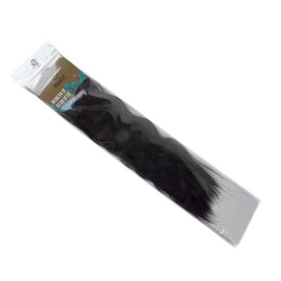 China Custom Moisture Proof Plastic Hair Extension Packaging With Hanger Plastic PVC Hair Extension Bags With Transparent Button Clear Gel for sale