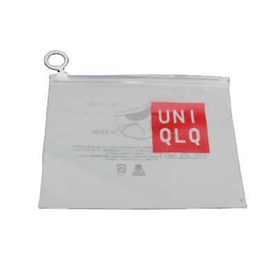 China Custom Matte Moisture Proof Frosted PVC EVA Slider Zipper Bag Packing Biodegradable Poly Plastic Bag Zip Lock Bag For Swimwear/BIKINI for sale