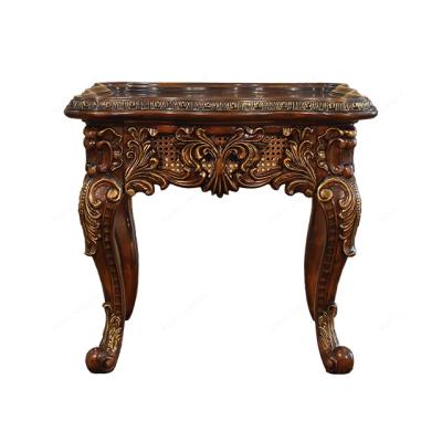 China A Special Top Panel Design Widely Used All Entryway Corner Solid Wood Carving Coffee Table 2022 for sale