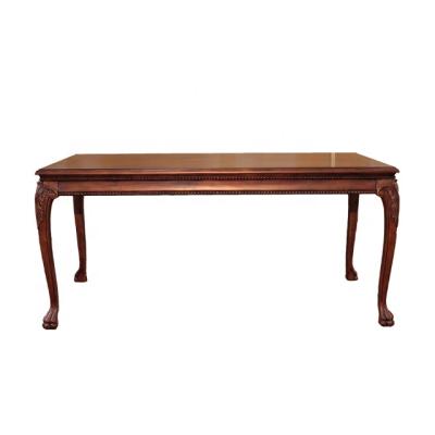 China Victorian High Quality Wooden Long Dining Table Modern Home Furniture for sale