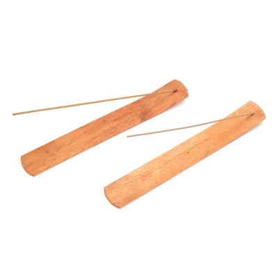 China Wholesale Indian Incense Wooden Censer, Indian Pine Wooden Incense Stick Holder with Ash Catcher for sale