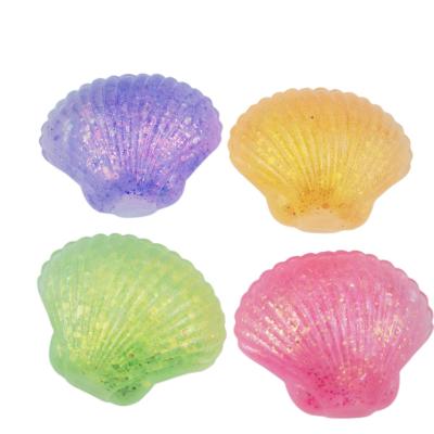 China Funny Anxiety Relife Toy New Fashion Simulation Colorful Shell Children's Stress Relief Hand Toy for sale