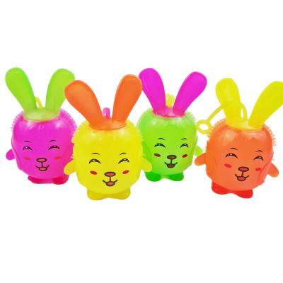 China Funny Anxiety Relife Toy Wholesale Tpr Slow Rising Soft Rabbit Shape Led Light Stress Relief Toy for sale