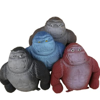 China Funny Anxiety Relife Toy New Design Stress Relief Funny Monkey High Elastic Tpr Decompression Toys for sale