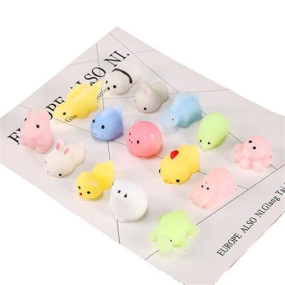 China Funny Anxiety Relife Toy Customize Creative Cute Mini Animal Slow Rising Tpr Squeeze Toys For Kids for sale