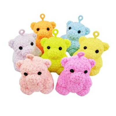 China Funny Anxiety Relife Toy Wholesale Solid Color Valentine Day Children Soft Decompression Rose Bear Fidget Toys for sale