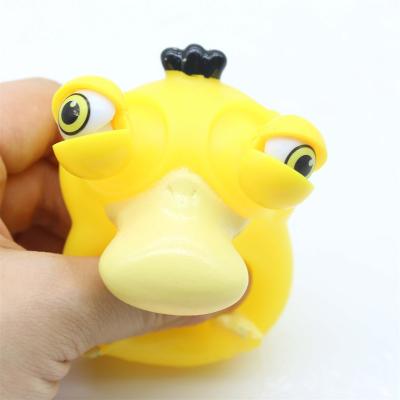 China Funny Anxiety Relife Toy Manufacturers Wholesale Cartoon Duck Eyes Pop Out Anti-stress Tricky Toy for sale