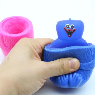 China Funny Anxiety Relife Toy New Design Tricky Funny Decompression Pop Up Squeeze Squirrel Cup Toy for sale