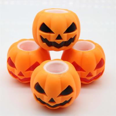 China Funny Anxiety Relife Toy Custom Halloween Stretchy Funny Ghost Pumpkin Cup Squeeze Toy For Fun for sale