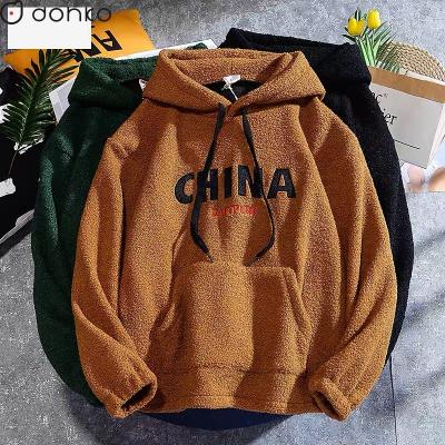 China 2022 custom Anti-wrinkle men's clothing wholesales hoodie fleece hoody with embroidery logos for sale