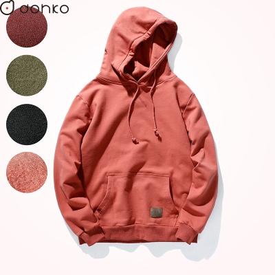 China 2022 Anti-wrinkle custom label hoodie with patch cotton high quality blank hoodie for sale